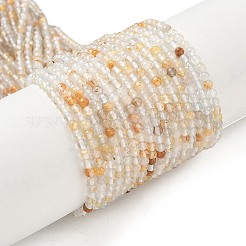 Fili di perle di topazio bianco naturale&nbsp;LS-G-RM250101-E9