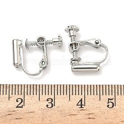 Aufschraubbare Ohrclip-Adapter aus Messing&nbsp;KK-A281-29P