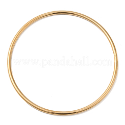 Conjunto de brazaletes lisos de acero inoxidable 201 con revestimiento al vacío de PVD para mujer (7 unidad)&nbsp;BJEW-L664-022C-G02