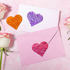 Rollo de pegatinas en forma de corazón&nbsp;DIY-CP0013-99