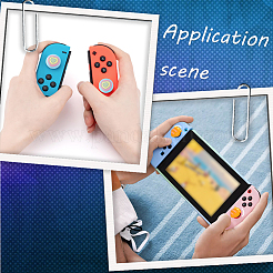 4 Stück 2 Arten Silikon-Joystickkappe&nbsp;AJEW-GF0013-20