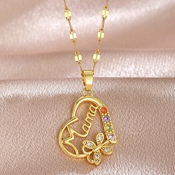 Collana da donna con ciondolo a forma di cuore 