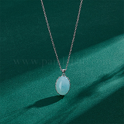 1 pz. 925 cabochon pendenti in argento sterling&nbsp;STER-GA0001-45