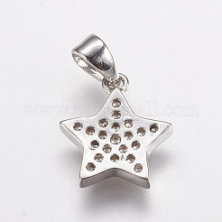 Ottone micro spianare fascino zirconi&nbsp;ZIRC-E143-72P