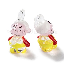 Manuelle Bunte Malerei Anhänger & Charms&nbsp;LAMP-L078-005B