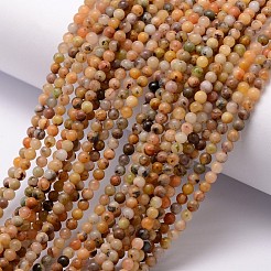 Agata naturale fili di perle&nbsp;G-K146-51-3mm