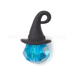 9 Stück 9 Farben Halloween-Thema Galvanisieren Glasanhänger&nbsp;PALLOY-JF04235