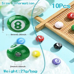 10 Stück sprühlackierte Legierungsperlen&nbsp;FIND-CJ0001-33