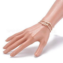 Ensembles de bracelets réglables en cordon de polyester ciré coréen&nbsp;BJEW-JB06182