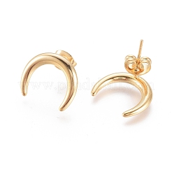 Pendientes de botón de acero inoxidable 304&nbsp;EJEW-I235-05G
