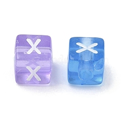 Perles acryliques transparentes peintes à la bombe&nbsp;MACR-K365-07X