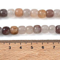 Hilos de cuentas de piedra de mica púrpura lepidolita natural&nbsp;GG-CBA9281-D02-7x8mm