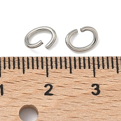 Anlaufgeschützte ovale offene Biegeringe aus Edelstahl 304&nbsp;X-STAS-R067-01