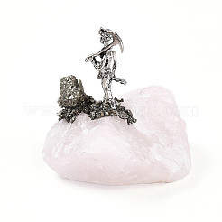 Natürliche Rosenquarz Cluster Basis Skulptur&nbsp;G-N347-03D