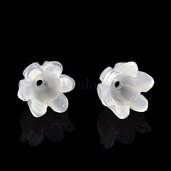Bouchons de perles de coquillage blanc naturel&nbsp;SSHEL-N032-58A