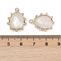 Natürliche Mondstein-Anhänger mit Facettenschliff&nbsp;G-K347-06G-05
