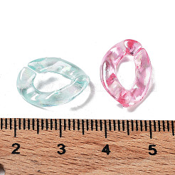 Transparentem Acryl Verknüpfung Ringe&nbsp;OACR-Z013-41