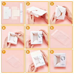 20 Stück Seifenkiste aus beschichtetem Papier&nbsp;CON-WH0076-69