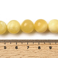 Natürliche gelbe Jadeperlenstränge&nbsp;G-A274-A01-12mm