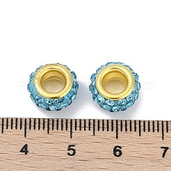 Legierung Strass Ton Pflaster Perlen&nbsp;ALRI-D300-04G-09