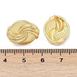 Clous d'oreilles en laiton&nbsp;EJEW-H154-08B-G