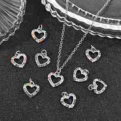 Dijes de latón con circonitas cúbicas de colores para el día de San Valentín de Shegrace&nbsp;XGRQ3P059-570P