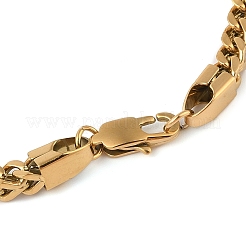 Bracelets en chaîne de blé en acier inoxydable 304&nbsp;BJEW-H508-06G-01