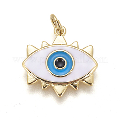 Pendentifs d'émail en laiton &nbsp;KK-L185-05G