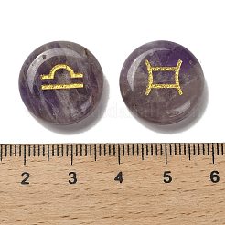 12 Konstellation natürlicher Amethyst-Cabochon-Satz&nbsp;G-Q190-03D