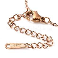 Colliers avec pendentif en forme de fleur en verre transparent et pavé de laiton&nbsp;NJEW-M080-07B