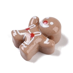 Undurchsichtige Harz-Cabochons mit Weihnachtsmotiv&nbsp;LS-RESI-H162-06L