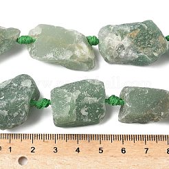 Natürlichen grünen Aventurin Perlen Stränge&nbsp;G-G697-E07