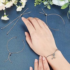 12 Stück 3 Stil verstellbar 304 Edelstahl Armband machen&nbsp;MAK-UN0001-32