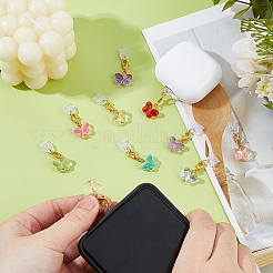 10 Stück 10 Farben PVC mobile staubdichte Stecker&nbsp;HJEW-WH00166