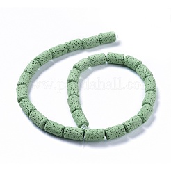 Fili di perle di roccia lavica naturale&nbsp;G450-B01