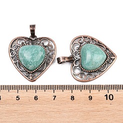 Ciondoli Amazonite naturale&nbsp;G-A315-04E-R