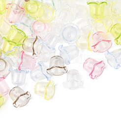 120 tappo di perline acriliche trasparenti in 6 colori&nbsp;TACR-SC0001-51