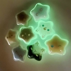Cabochons lumineux en résine transparente&nbsp;CRES-A062-01