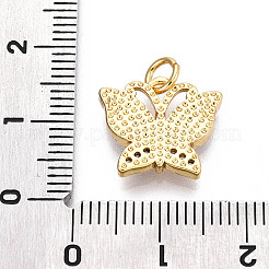 Messing micro pave klar zirkonia charme&nbsp;KK-N268-78G