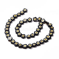 Millefiori a mano fili di perline di vetro&nbsp;X-LAMP-J035-10mm-49