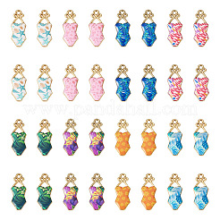 32pcs 8 pendentifs en alliage de couleurs&nbsp;ENAM-TA0003-95