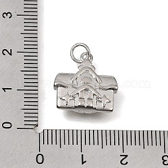 Messing Anhänger & Charms&nbsp;KK-CBAEEA8-18P