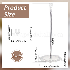 Set di espositori in plastica&nbsp;ODIS-WH0099-46B