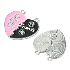 8 set di 8 pendenti divisi in lega smaltata a tema amicizia&nbsp;FIND-FS0002-31
