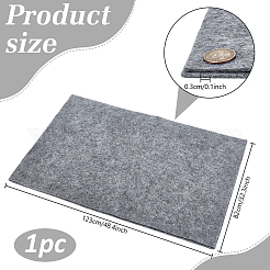 Alfombra enrollable de fieltro con caligrafía china&nbsp;AJEW-WH0818-017A