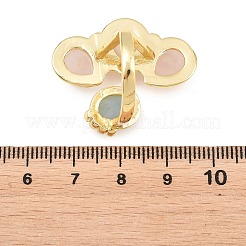 Anelli a polsino in quarzo rosa naturale e acquamarina naturale&nbsp;GG-G001-03G-02