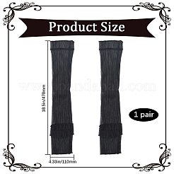 Polyester-Spitzen-Armschoner für Damen&nbsp;AJEW-WH20007-88A