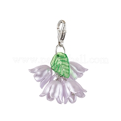 7 pièce de décorations de pendentif en perles d'imitation en plastique ABS et en acrylique&nbsp;HJEW-JM02882