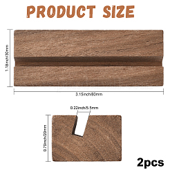 Kartenhalter aus Holz&nbsp;ODIS-WH20014-02B-02