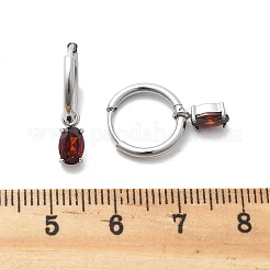 Creolen aus 304 Edelstahl mit Mikropavé und Zirkonia&nbsp;STAS-R004-07P-01